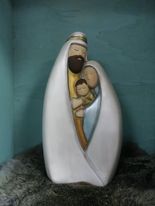 Hand-painted Ceramic Nativity-Tigua Indian Reservation
