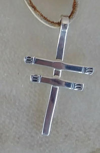 Dragonfly Sterling Silver Cross Approx 1.5"