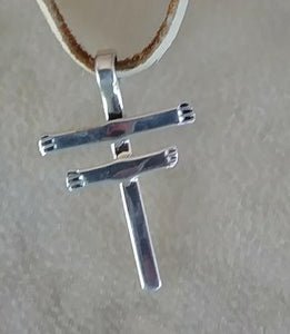 Dragonfly Sterling Silver Cross Approx 1.25"